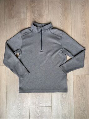 Ping Men's Golf Sweater Half-Zip Performance Shirt Sensor Warm Gray M